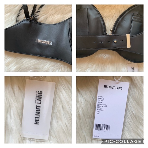 New! Rare HELMUT LANG Runway Leather Bra Bag - Picture 16 of 16